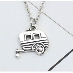 Camper AirStream RV Van Charm Necklace